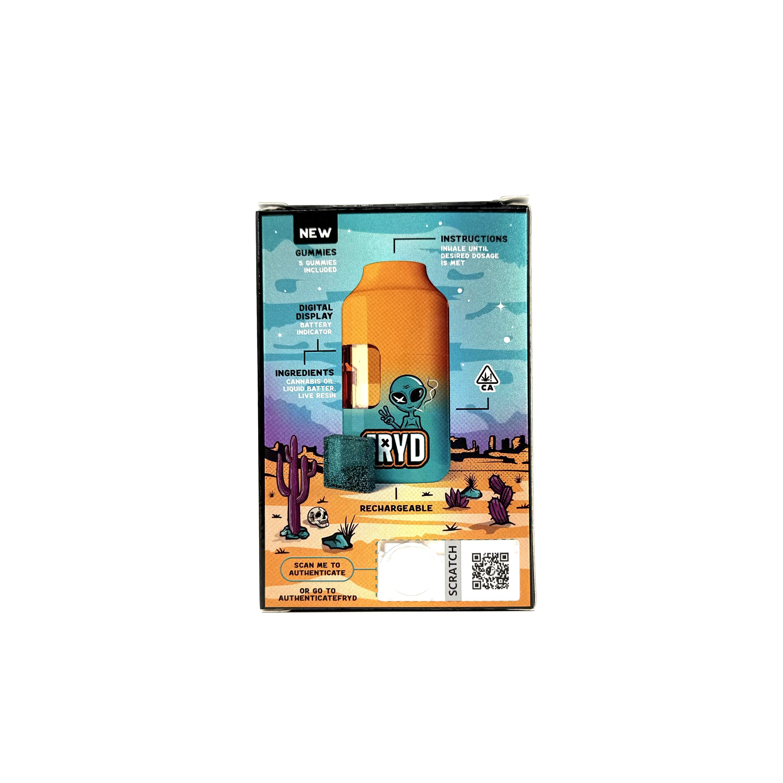 🚀 Fryd – 3g Disposable + Edibles Pack Liquid Batter | Live Resin | Bonus Gummies Included - Image 3