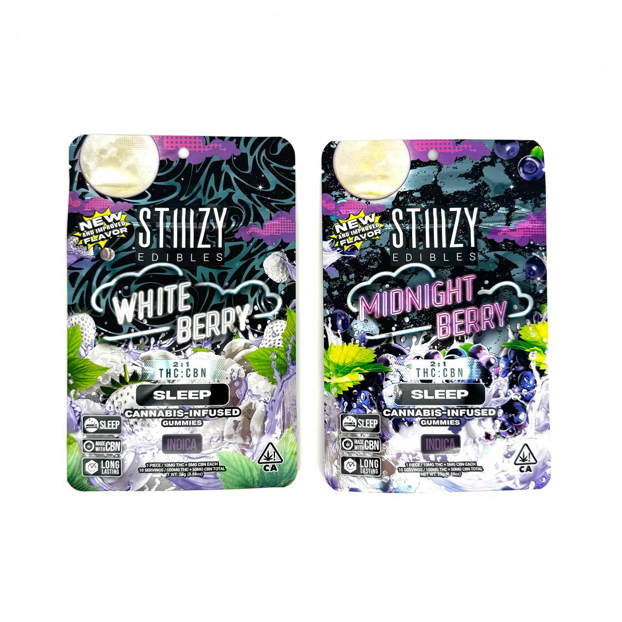 🌙💤 Stiiizy Sleep Gummies – 100mg THC + 50mg CBN 🍬 10mg THC + 5mg CBN per gummy • Microdose-Friendly • Nighttime Relief - Image 4