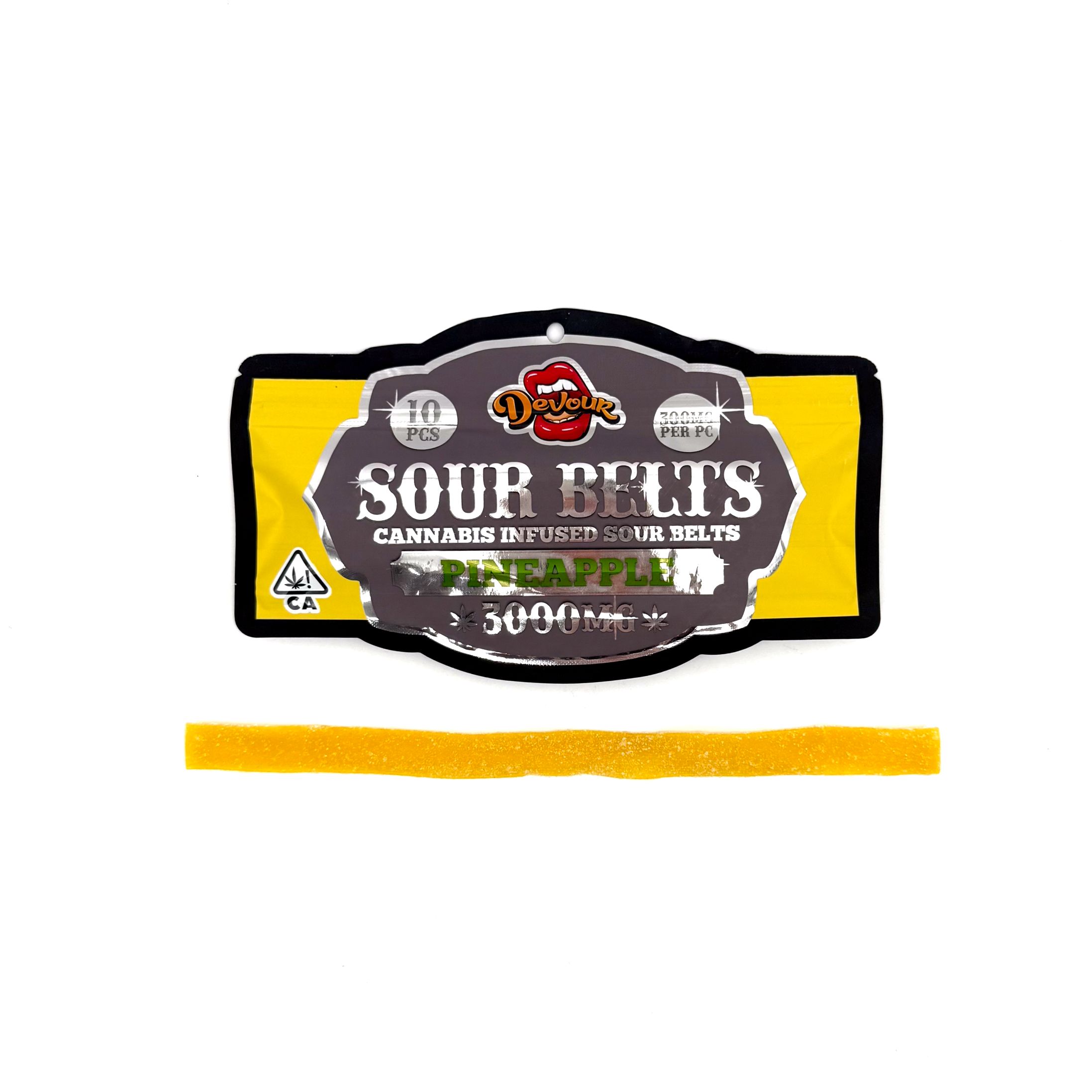 🍬🔥 Devour 3000mg Sour Belts 🚀💀 Extremely Potent • Veteran Strength • Long-Lasting Relief - Image 2