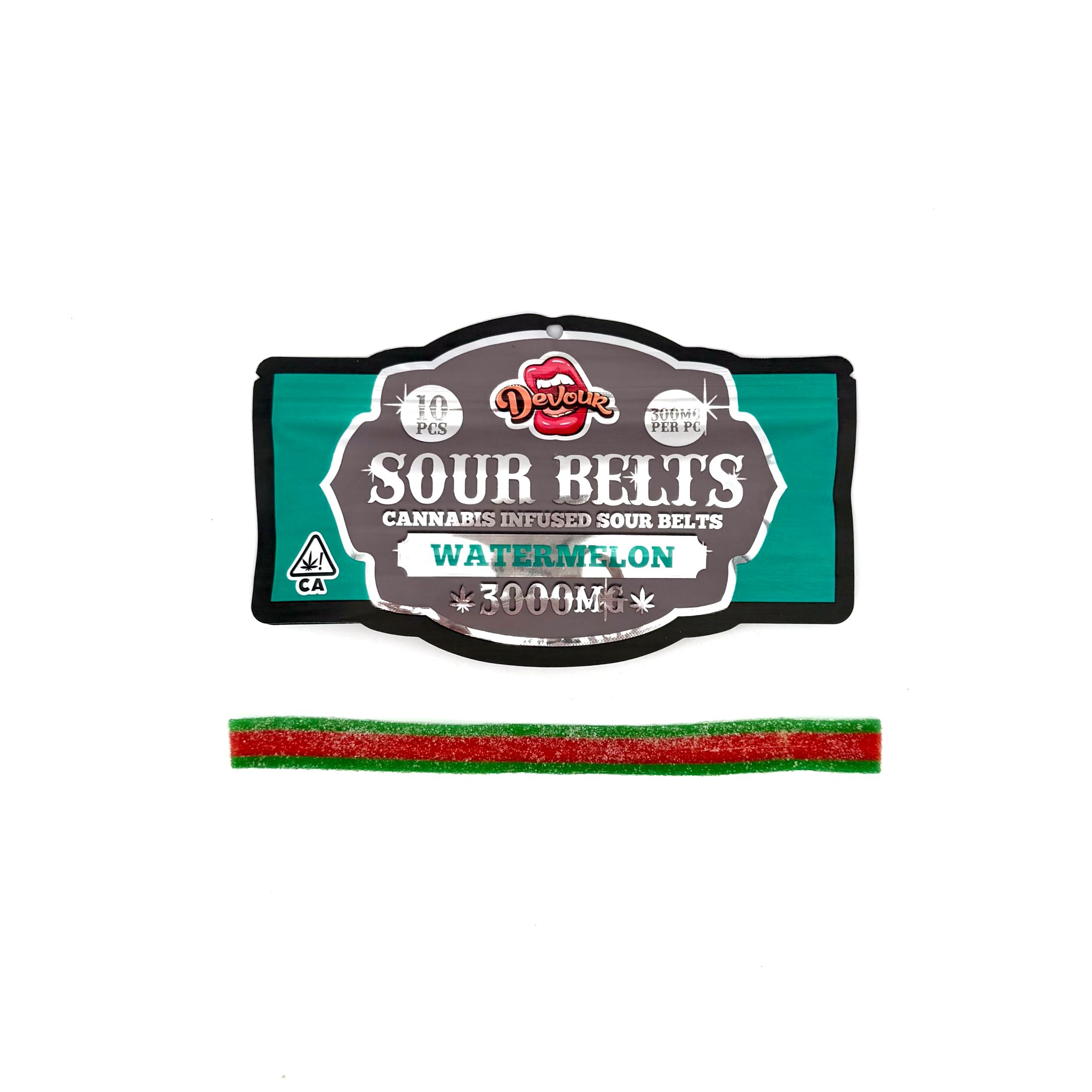 🍬🔥 Devour 3000mg Sour Belts 🚀💀 Extremely Potent • Veteran Strength • Long-Lasting Relief - Image 3