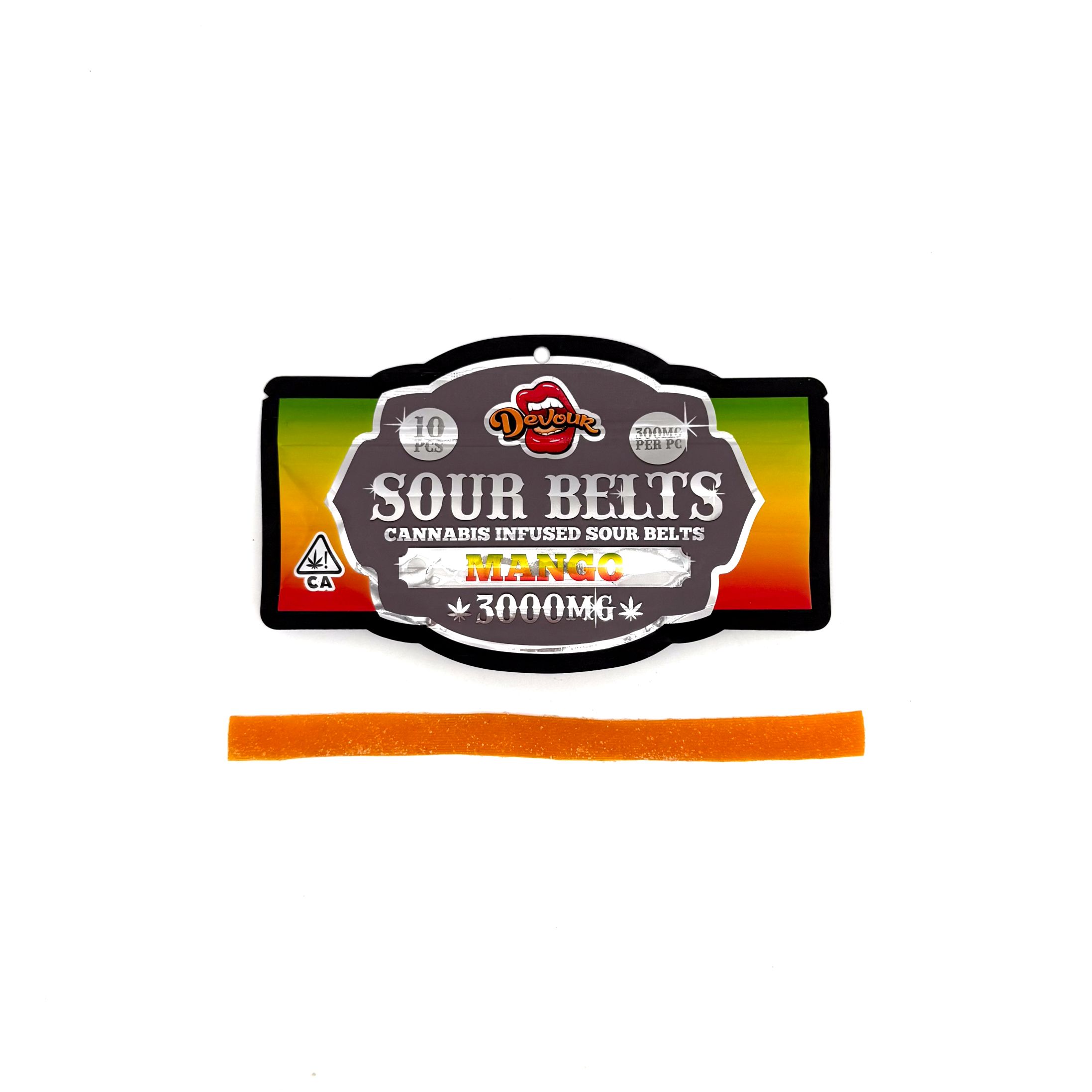 🍬🔥 Devour 3000mg Sour Belts 🚀💀 Extremely Potent • Veteran Strength • Long-Lasting Relief - Image 5