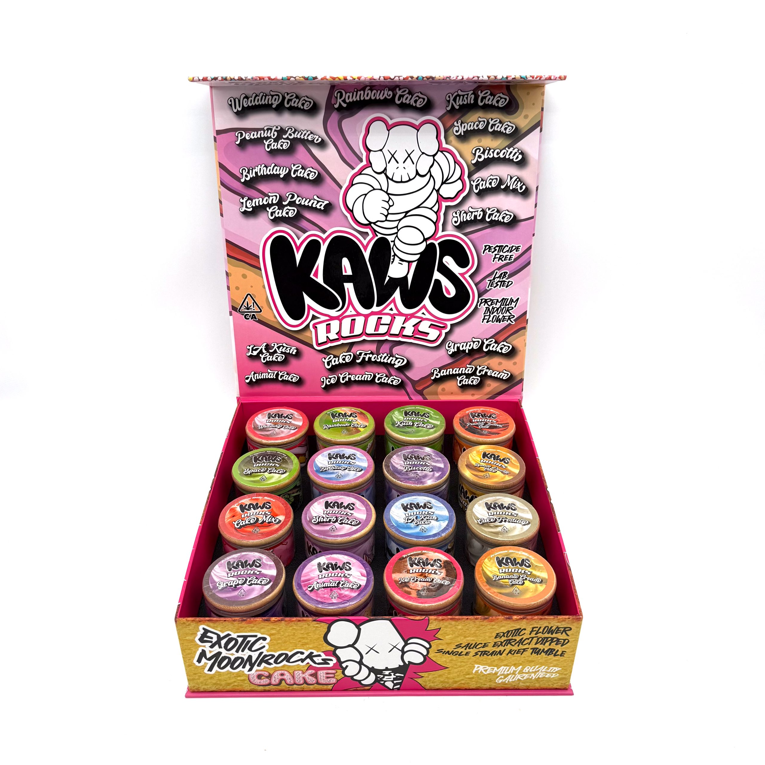 🍰 Kaws Premium Moon Rocks Jar – Cake Edition 1 oz per jar - Image 3