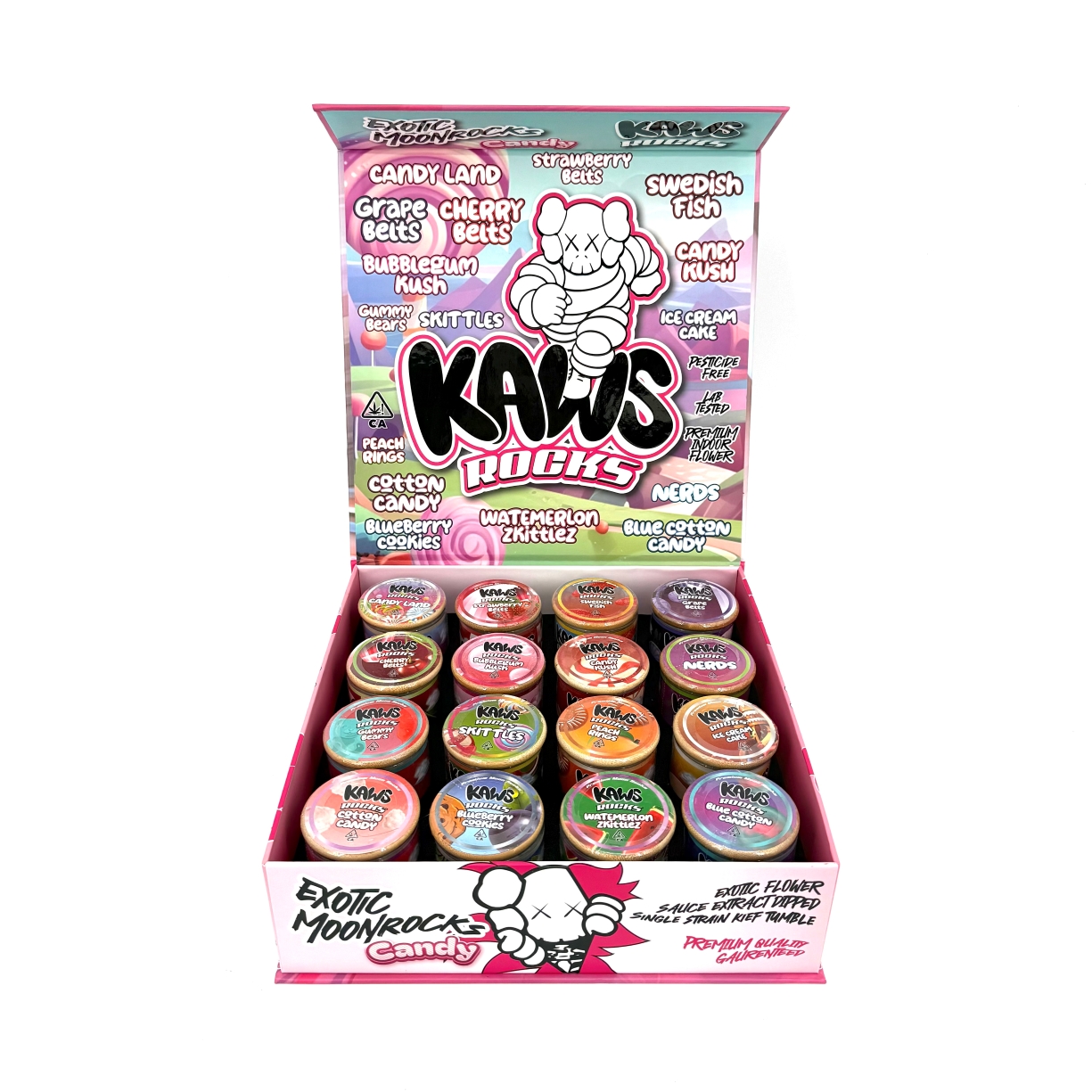 🍬 Kaws Premium Moon Rocks Jar: Candy Edition 1 oz per jar - Image 4