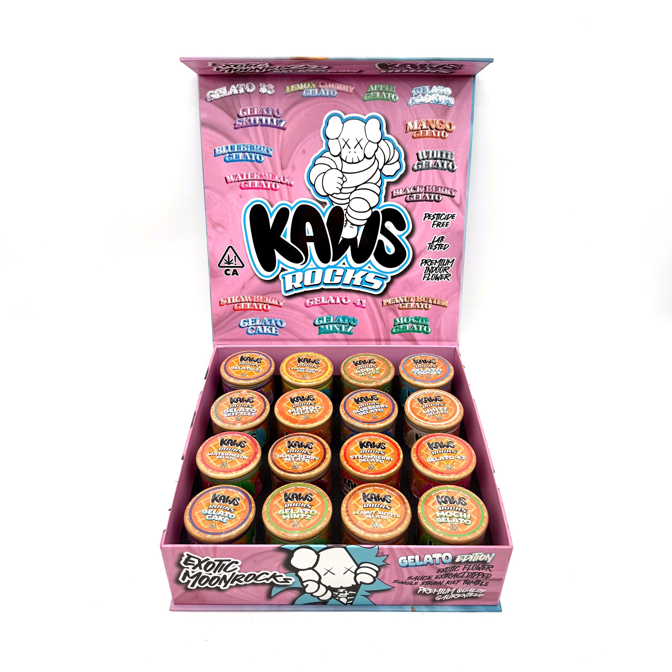 🍧 Kaws Premium Moon Rocks Jar: Gelato Edition 1 oz per jar - Image 4