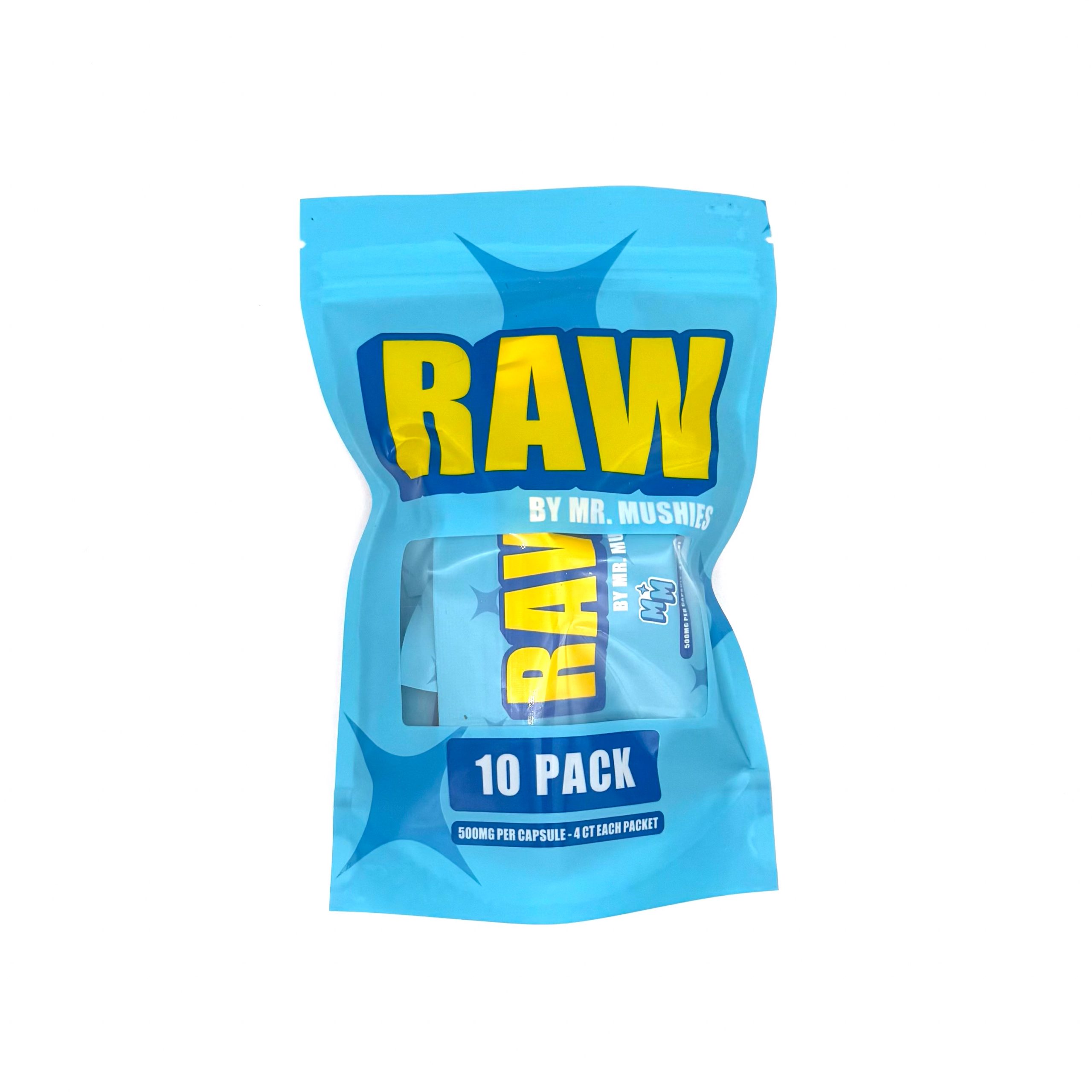 RAW Mushroom Capsules by Mr. Mushies 💊 (2000mg total = 500mg per capsule + 4 capsules per bag) - Image 3