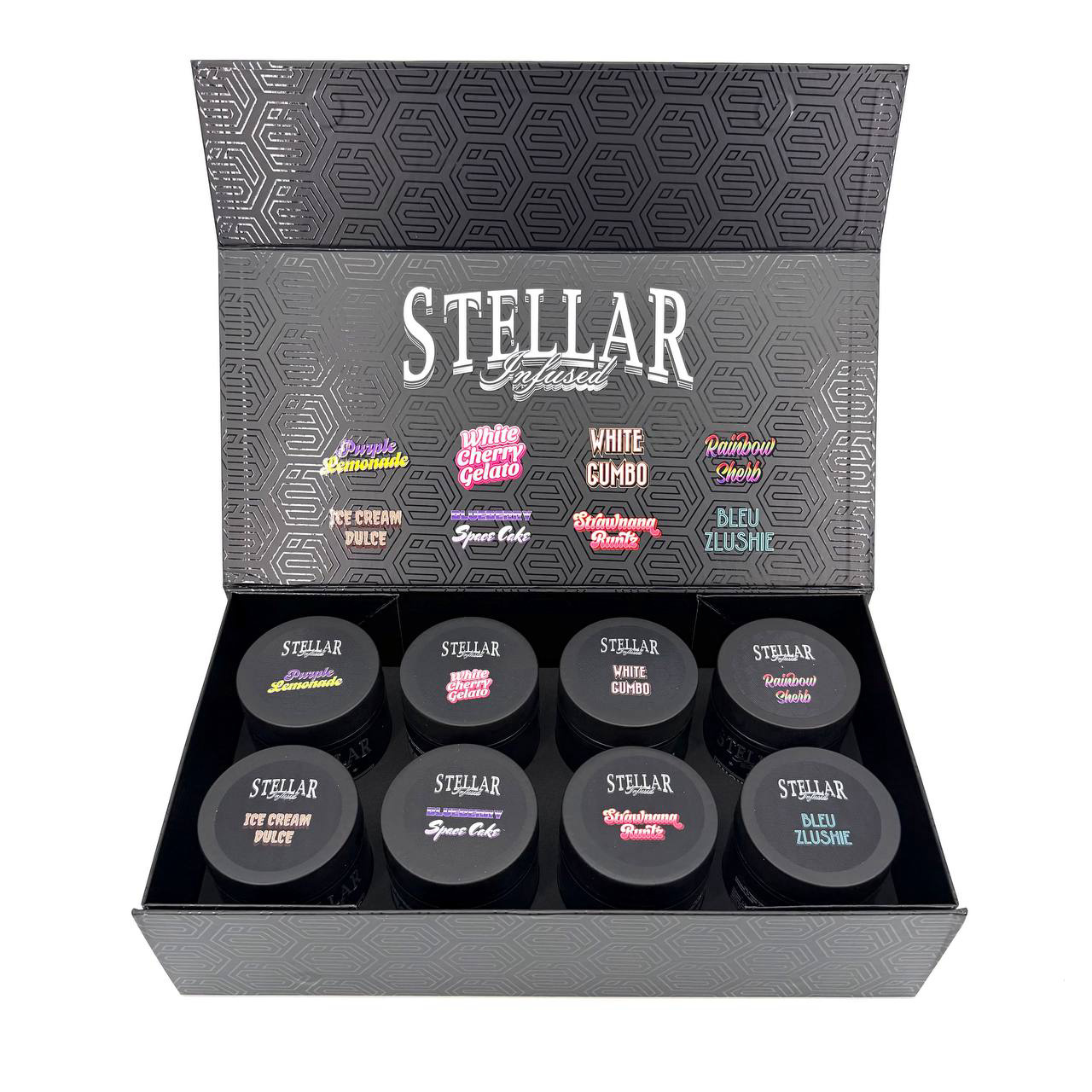 ❄️ Stellar Infused Snowcaps One Jar = 1 oz One Box = 8 Jars = 0.5 lbs - Image 2