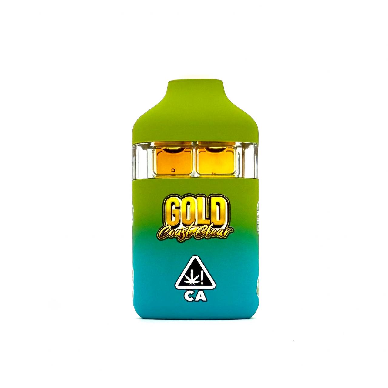💨 Gold Coast Clear Flavor Flip – 2g Dual Tank Disposable ⚡ 🔁 Dual Chamber | 💎 Live Resin | 🖥️ Smart Display - Image 2