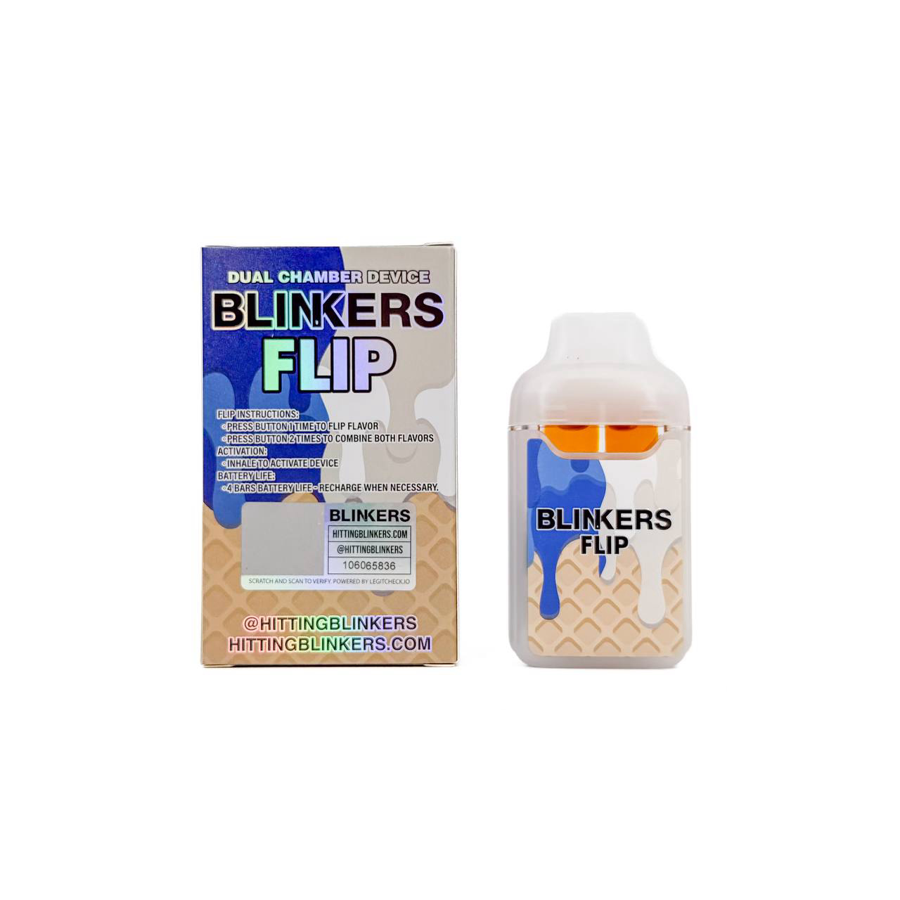 โ๏ธ๐ฅ Blinkers Flip โ Ice Cream 2g Premium Disposable + Hash Hole ๐ฆ๐ฏ - Image 3