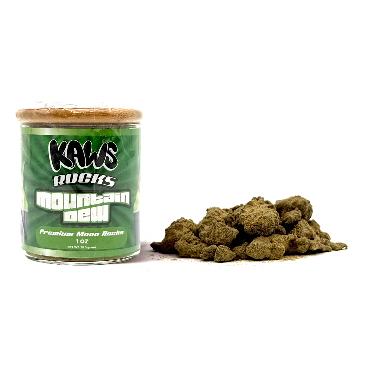 🥤 Kaws Premium Moon Rocks Jar: Slurpee Edition 1 oz per jar