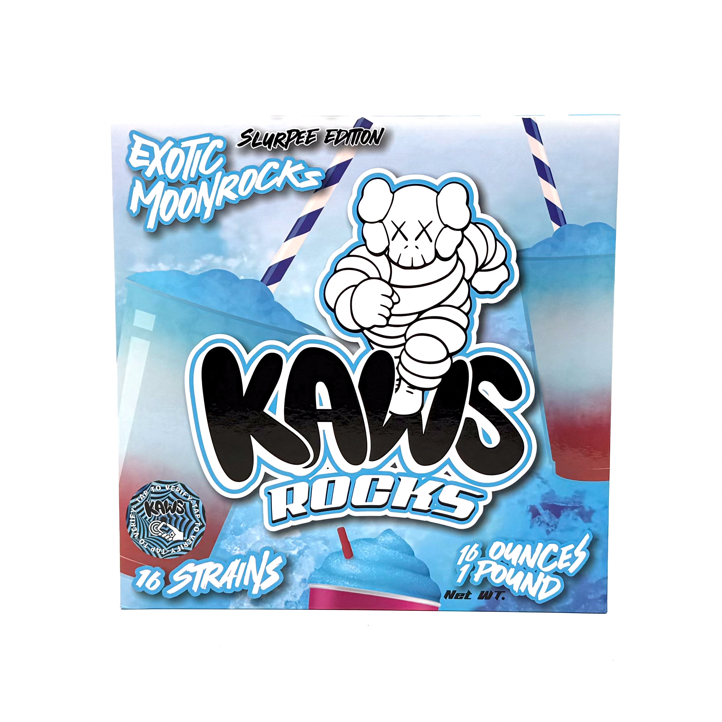 🥤 Kaws Premium Moon Rocks Jar: Slurpee Edition 1 oz per jar - Image 4